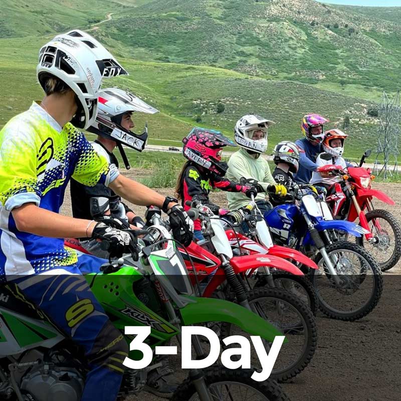 Dirtbikers line up for 3-Day enduro summer camp